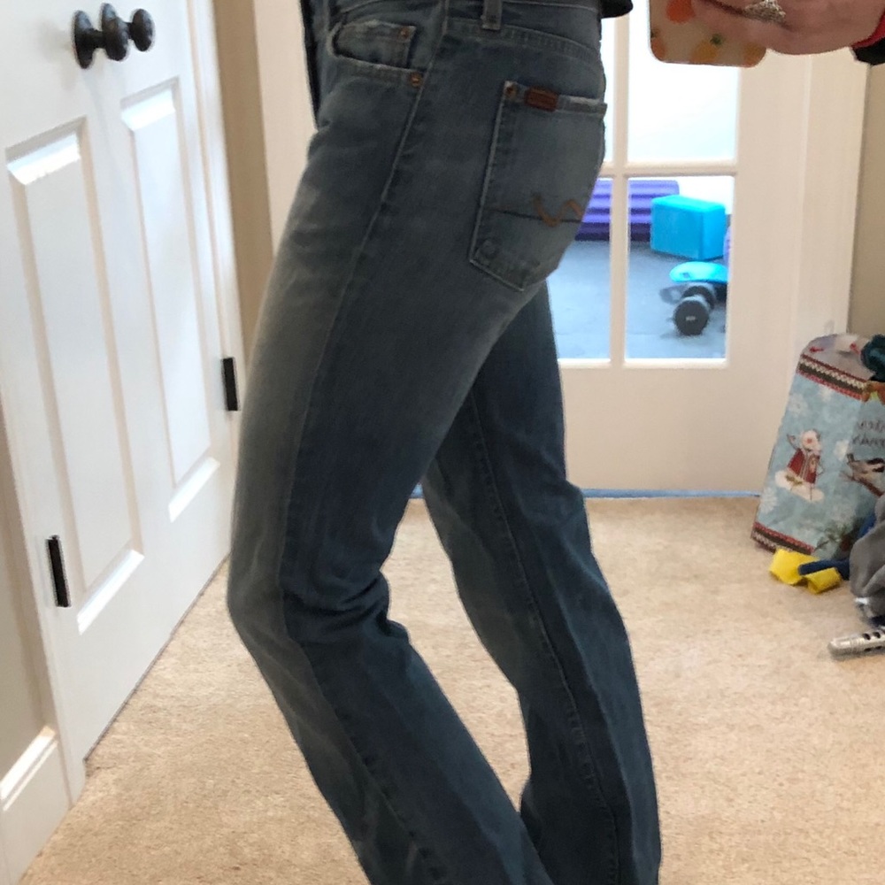 7 boot cut jeans